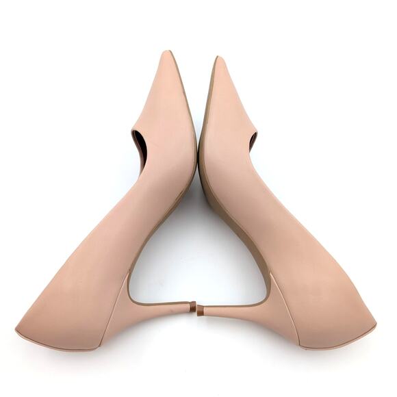 Linea Paolo Paris Pointed Toe Leather Pump Women's Blush Size US11M EU42 - Picture 7 of 10